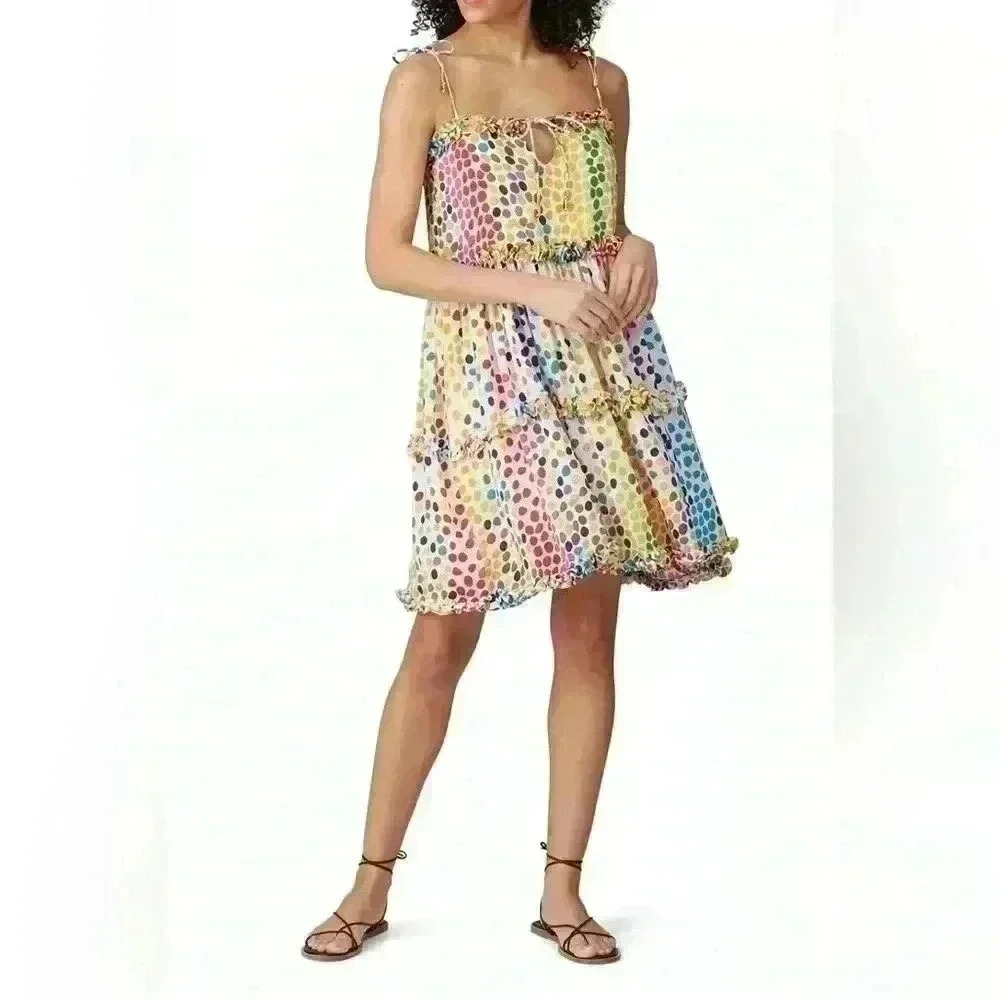 All Things Mochi Dress Blessica Sleeveless Yellow Size S